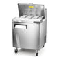 HECMAC 27" W Commercial Salad Prep Table