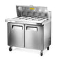 HECMAC 36" W Commercial Salad Prep Table - Mega