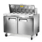 HECMAC 48" W Commercial Salad Prep Table