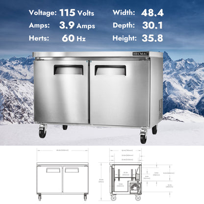 HECMAC 48" Commercial Refrigerator