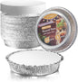 Round Aluminum Foil Pans with Paper Lids