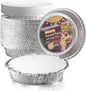 Round Aluminum Foil Pans with Paper Lids