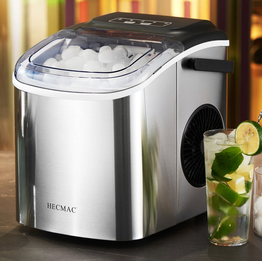 Ice Maker 26lbs/Day, 9 Cubes in 6 Mins