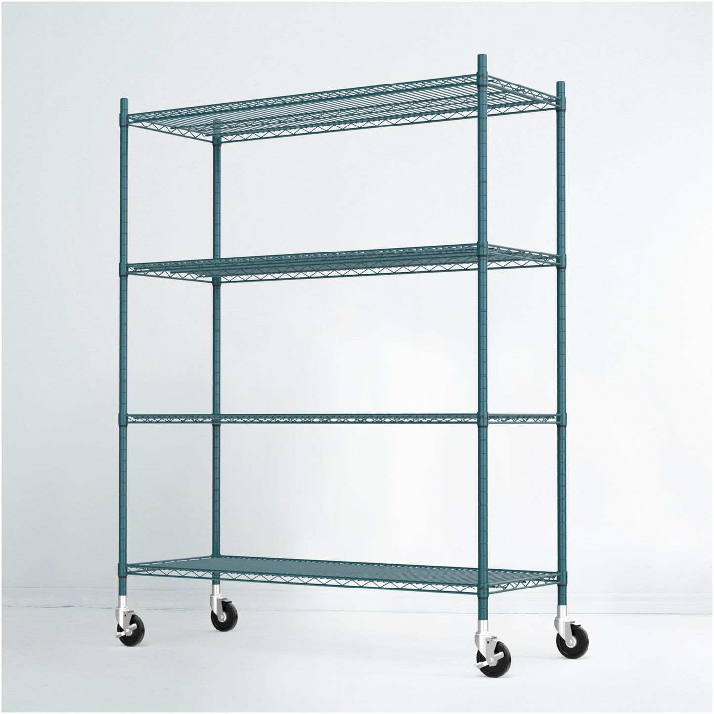 Wire Shelving Unit with Wheels