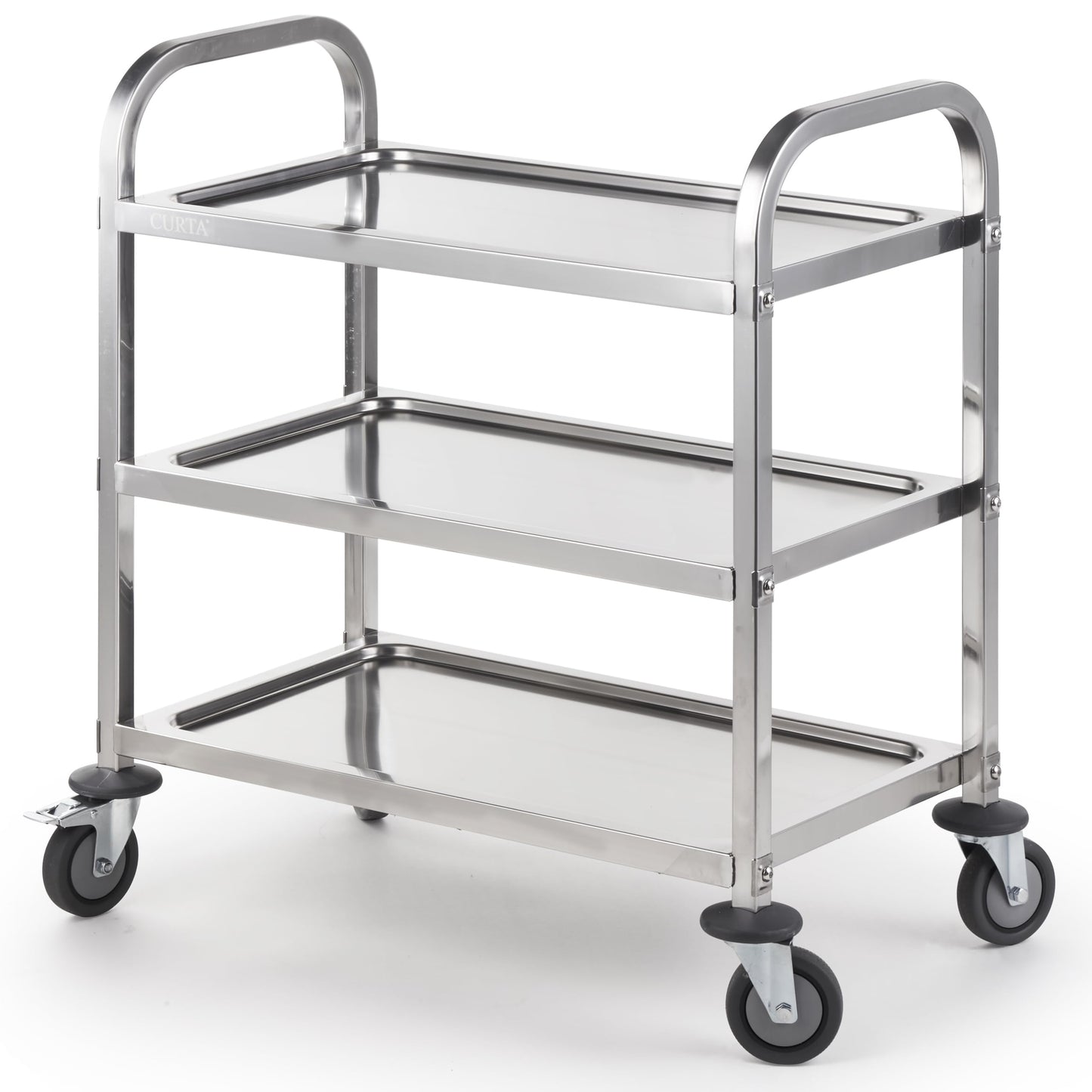 Stainless Steel Serving Trolley