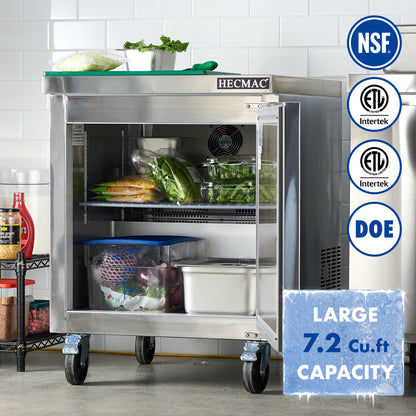 HECMAC 27" Commercial Refrigerator
