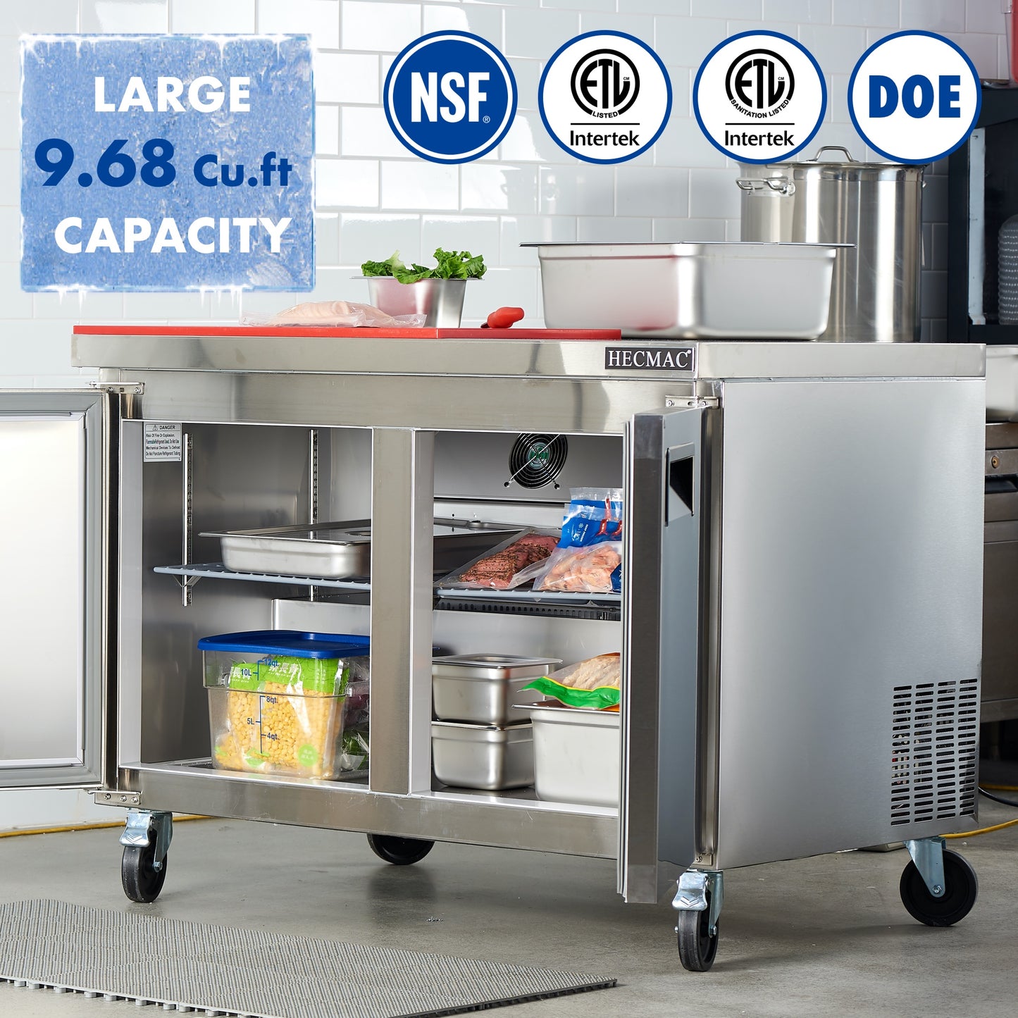 HECMAC 36" Commercial Freezer